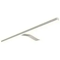 Kalb Material für Möbel kalb | Luminaire LED à encastrer en acier inoxydable, lumière neutre chaude, pour l'éclairage d'armoires, lot de 1, blanc chaud, gris argenté