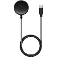 Wigento Pour Samsung Galaxy Watch 7 44/40 mm / 6 - Câble de recharge USB-C avec chargeur magnétique classique