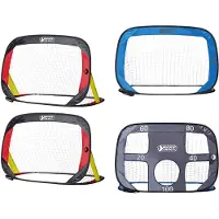 Best Sporting But de football gonflable pour enfants, idéal pour les activités sportives, avec sac de transport, disponible en différents modèles
