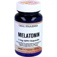 Hecht Pharma GmbH Geschäftsbereich Handelsware GALL PHARMA, capsules de mélatonine 1 mg (GPH), boîte de 30 capsules