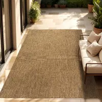 Paco Home In & Outdoor Tapis tissé plat uni moderne résistant aux intempéries pour terrasse cuisine Dimension 240x340 cm