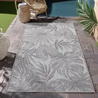 HomebyHome Tapis d’Extérieur Imperméable et Résistant aux UV Idéal pour Cuisine Balcon Terrasse Jardin et Salon, Taille: 80x150 cm