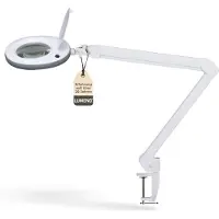Lumeno LED Lupenleuchte 721X-MKIII, Lupen-Ø 125 mm, 3 Dioptrien, gris 7213GR-MKIII