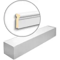 NMC FA13-box DOMOSTYL Noel Marquet 1 carton 10 pièces Appui de fenêtre Profil de façade design intemporel classique blanc 20 m