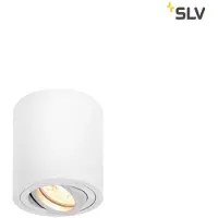 SLV Triledo Single CL spot de plafond rond Ø8,5 cm blanc GU10