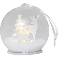 Star Trading Décoration de table Fauna, Décoration lumineuse, Blanc, Mood, IP20, 1 pc, LED