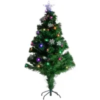 LIGHTS Arbre de Noël artificiel avec lumières et étoile, 120 cm