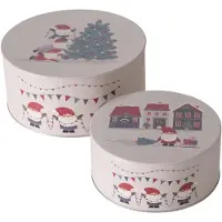 Boltze Set de trois pots de rangement MONTI, Ø 16-20 cm