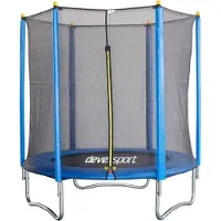 DevesSport Trampoline With Net Bleu 182 cm Enfants