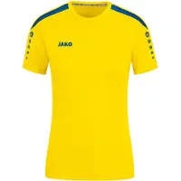 Jako Power Maillot manches courtes femmes - Jaune / Royal