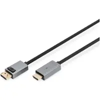 Digitus Db-340202-030-s Displayport To Hdmi Cable 3 M Argenté
