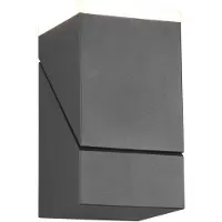 TRIO Applique d'extérieur LED AVON anthracite 7 W, blanc chaud, 800 lm, aluminium, dimensions : 16 x 9 x 10,6 cm, IP54,