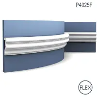 ORAC Decor P4025F LUXXUS AUTOIRE Cimaise Moulure décorative Moulure décorative 2 m