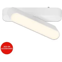 Briloner Luxtrail Système de rail, Blanc chaud, Orientable, Accessoires, Blanc, 13 cm