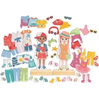 Hape Magnetic Dress Up Puzzle Multicolore Enfants