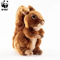 WWF Peluche écureuil (15cm, assis) réaliste Peluche