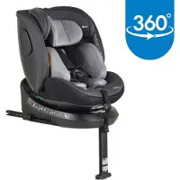 Cangaroo Siège auto - Hoku, IsoFix, i-Size, 40-150 cm, gris