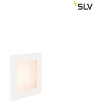 SLV Frame Basic LED 230V encastré mural carré blanc 9x9 cm 2700K