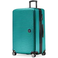 Hauptstadtkoffer Mitte - Grande valise à 4 roulettes doubles Valise de voyage XL avec extension, valise rigide TSA stable, 130 L, turquoise