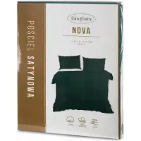 Eurofirany Garniture de lit NOVA3 vert 160x200 cm SET de 3 PIECES : avec 2 taies d'oreiller 70x80 cm