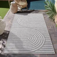 HomebyHome Tapis d’Extérieur Imperméable et Résistant aux UV Idéal pour Cuisine Balcon Terrasse Jardin et Salon, Taille: 80x150 cm