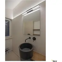 SLV Éclairage de miroir à LED Glenos II noir
