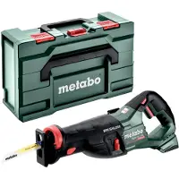 Metabo Scie sabre 32mm 18V SSEP 18 LT BL - Pick+Mix (vendu sans batterie) coffret metaBOX