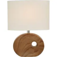 Boltze Lampe de table OAKVILLE avec base en porcelaine, 30 cm