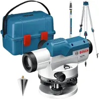 Bosch Professional Set Gol 26 D+bt 160+gr 500 Professional Optical Level Argenté