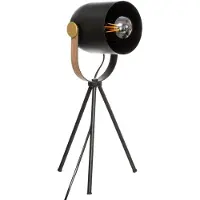 Generique Lampe Trépied Modele ''action'' E27 Couleur Noir