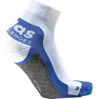Atlas Sneaker Workwear Sock, taille 39-41, blanc/bleu, Blanc, Bleu, (39 - 41)