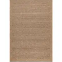 Teppium Tapis XXL Extérieur 280x370 cm Résistant Effet Jute