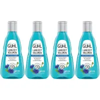‎Guhl Ikebana Cosmetics B.V. Guhl shampooing volume longue durée au bleuet 250ml pack de 4