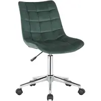 CLP Chaise de bureau Medford velours