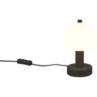 TRIO Lampe de table élégante Glenn noir