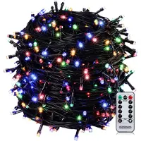 Monzana Guirlande lumineuse 200 LED Multicolore avec télécommande minuteur décoration de Noël illumination éclairage