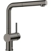 BLANCO Robinet de cuisine avec douchette LINUS-S satin dark steel satinée 527733