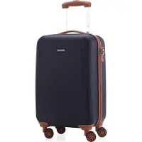 Hauptstadtkoffer Wannsee - Bagage à main trolley valise cabine valise rigide trolley avion Hardcase Caryy-On 38L,bleu foncé