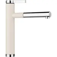 BLANCO Robinet de cuisine avec douchette LINEE-S chromé blanc doux 526957