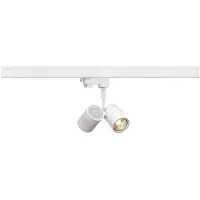 SLV Bima II High voltage mounting rail light 3-phase GU10 100 W HV halogen, LED (monochrome) White (matt)