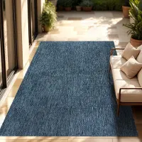 Paco Home In & Outdoor Tapis tissé plat uni moderne résistant aux intempéries pour terrasse cuisine Dimension 200x280 cm