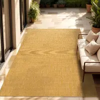 Paco Home In & Outdoor Tapis tissé plat uni moderne résistant aux intempéries pour terrasse cuisine Dimension 200x280 cm