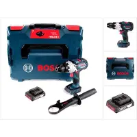 Bosch Perceuse-visseuse à percussion sans fil GSB 18V-110 C Professional 18 V 110 Nm + 1 batterie 2,0 Ah + L-Boxx - sans chargeur