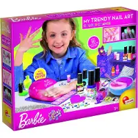 Lisciani 102747 - Barbie - Trendy Nail Art vernis à ongles vernis à ongles Fashion DIY séchoir à ongles
