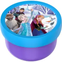Mepal Fruit Box 300 ML Fork Campus Gefrorene Freunde, Lunch box, Bleu, Violet, Multicolore