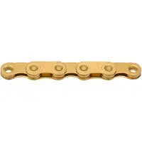 Kmc X Factor Waxed Sram Axs 12s Chain Doré 126 Links / 12s