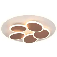 TRIO Luminaires Plafonnier MANDALA DH 49x7,50 cm multicolore Plafonnier