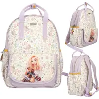 TOPModel Cowgirl - Sac à dos en violet et crème, avec motif de modèle