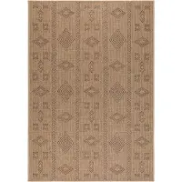 Teppium Tapis Intérieur Extérieur 200x290 cm, tapis plat polyvalent effet jute, adapté au balcon, séjour et jardin