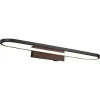 TRIO Eclairage LED au-dessus du miroir 283779132 GIANNI IP44 22 W 2700 lm 3000K noir